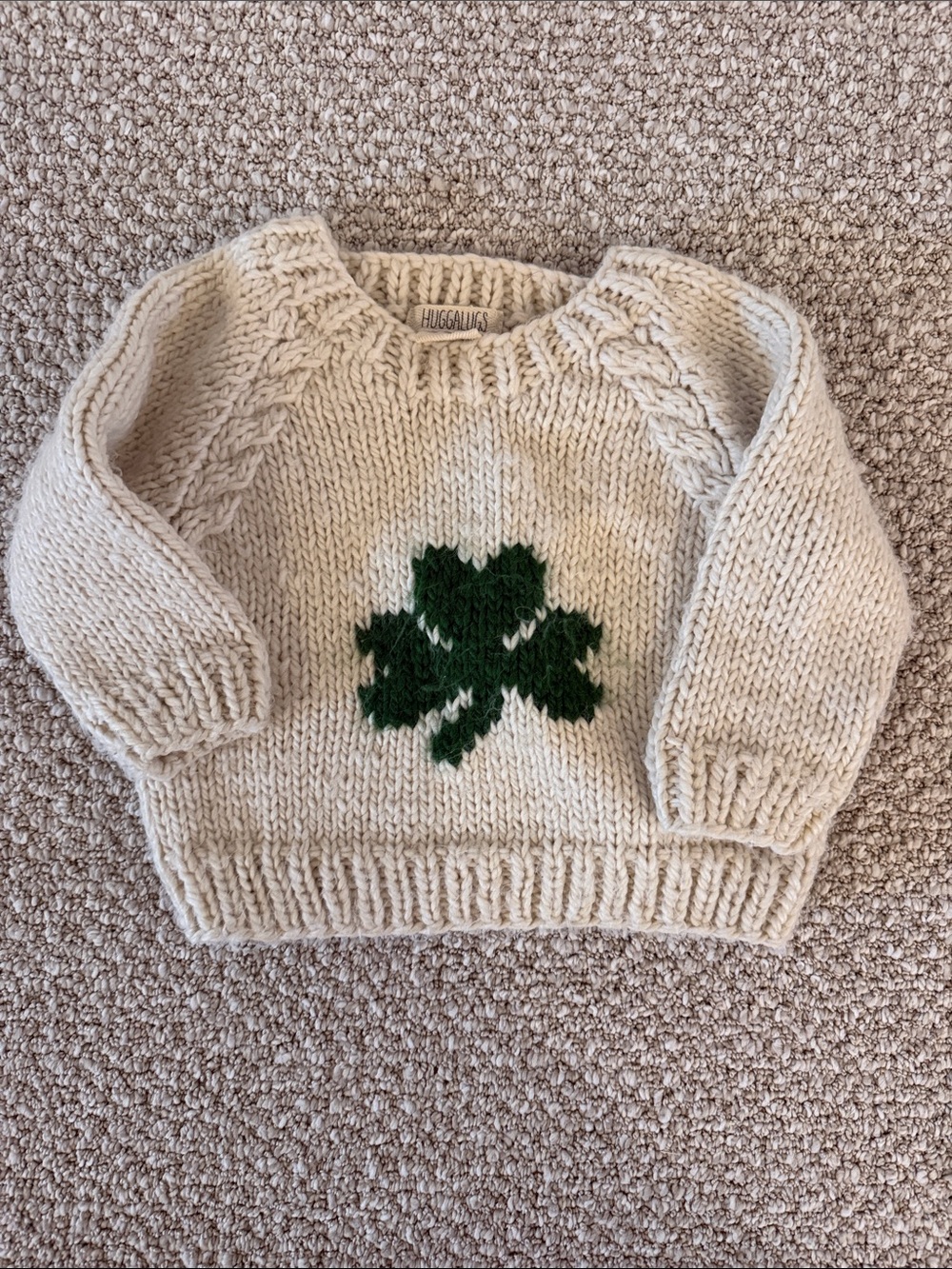Huggalugs shamrock sweater